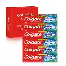 Pack 6 pastas de dientes Colgate Triple Acción