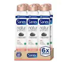 Pack 6 Uds x 200ml Sanex Natur Protect Desodorante Spray