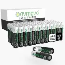 Pack 60x Pilas alcalinas AAA LR03 1,5 V