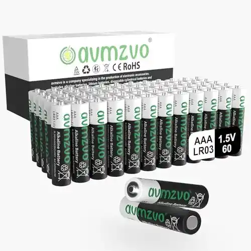 Pack 60x Pilas alcalinas AAA LR03 1,5 V