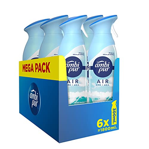 Pack 6x Ambipur Ambientador Casa Spray (6 x 300 ml)