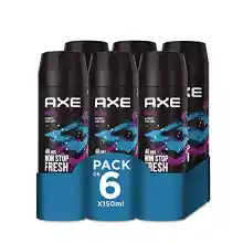 Pack 6x Desodorante Axe Marine 150 ml
