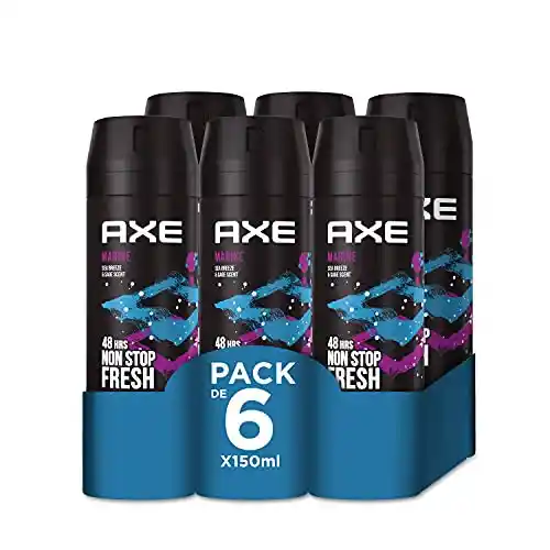 Pack 6x Desodorante Axe Marine 150 ml