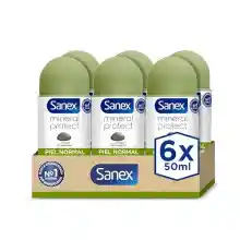 Pack 6x Desodorantes Sanex Mineral Protect 50ml