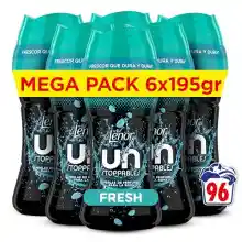 Pack 6x Lenor UNstoppables Perlas Perfume 195g