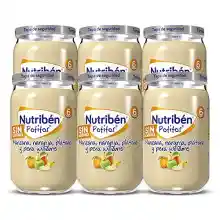 Pack 6x Nutribén potitos de frutas 235gr