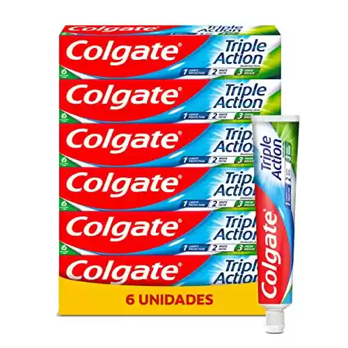 Pack 6x pasta de dientes Colgate Triple Acción