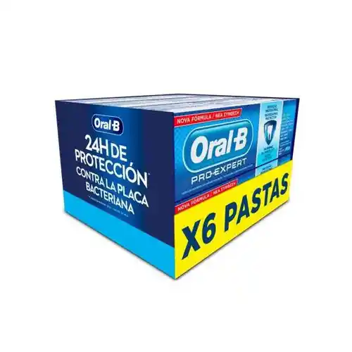 Pack 6x Pasta de dientes Oral-B Pro-Expert Menta Fresca (1.66€ el tubo) + ENVIO GRATIS APP