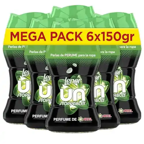 Pack 6x150g Perlas de Perfume Lenor Unstoppables