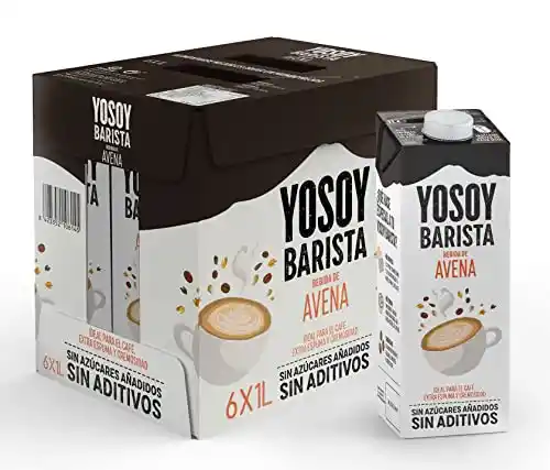 Pack 6x1L Bebida de avena Yosoy Barista