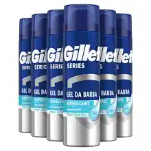 Pack 6x200ml Gel Afeitar Gillette Series