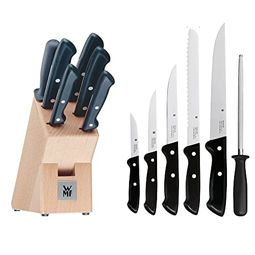 Pack 7 Cuchillos WMF Classic Line + bloque madera