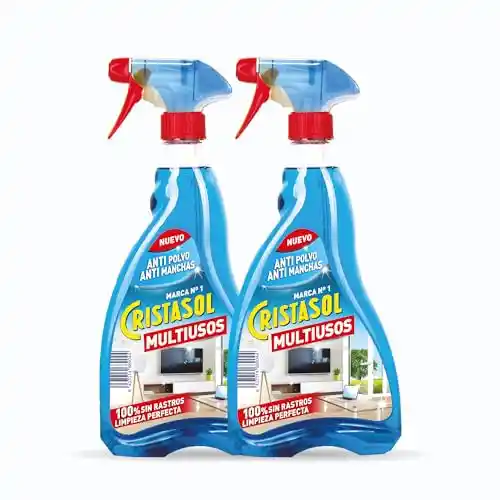 Pack 750ml Cristasol Limpiador Multiusos