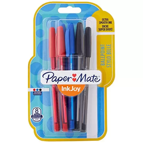 Pack 8 bolígrafos surtidos Paper Mate Inkjoy