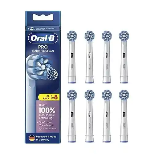 Pack 8 Cabezales originales Oral-B Pro Sensitive Clean
