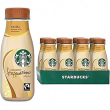 Pack 8 envases de Starbucks Frappuccino Vainilla 250 ml