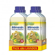 Pack 8 envases de Suavizante Concentrado Frescor de Primavera 60 lavados Mimosin