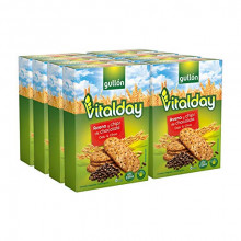 Pack 8 paquetes de galletas Avena Chocolate chips Vitalday de Gullon