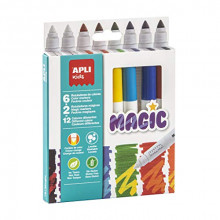 Pack 8 rotuladores Magic APLI Kids