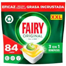 Pack 84x Cápsulas Lavavajillas Fairy Original Todo En Uno