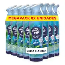 Pack 8x Ambipur Brisa Marina Spray 185ml
