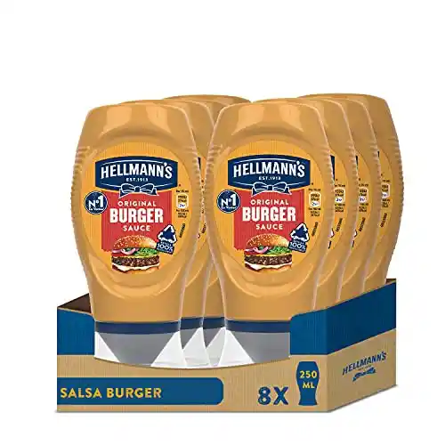 Pack 8x250ml Hellmann's Salsa Burger