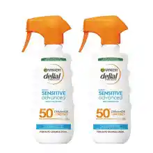 Pack ahorro 2x protector solar Delial Spray Sensitive Advanced IP50+ Garnier