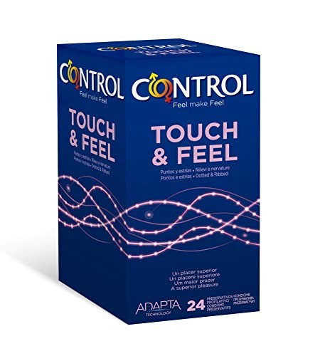 Pack 24 preservativos Control Sensual Dot&lines con Puntos y Estrías