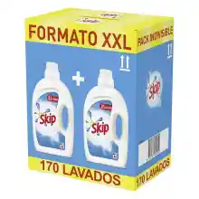 Pack ahorro detergente líquido Skip XXL (170 lavados) con limpieza profunda