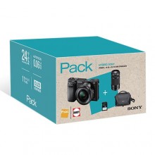 Pack Cámara EVIL Sony ILCE-6000 + 16-50 mm + 55-210 mm