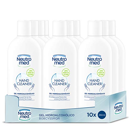 Pack de 10 envases de  gel hidroalcohólico Neutromed