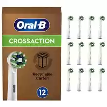 Pack de 12 Cabezales De Recambio Oral-B CrossAction