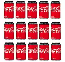 Pack de 15x Coca Cola Zero 33cl