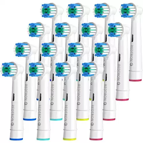 Pack de 16 cabezales compatibles con cepillos Oral-B