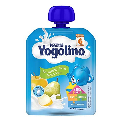 Pack de 16! Nestlé Yogolino Manzana Pera (Pack de 16 bolsitas 90g)