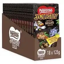 Pack de 18 x 125 g Nestle Jungly Tableta de Chocolate Negro - A 0.95€ la tableta