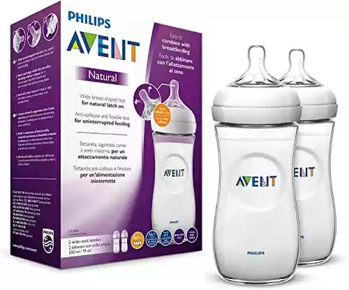 Pack de 2 Biberones Natural Philips Avent de 330 ml