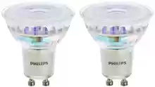 Pack de 2 bombillas LED Philips Spot Foco 50W, GU10