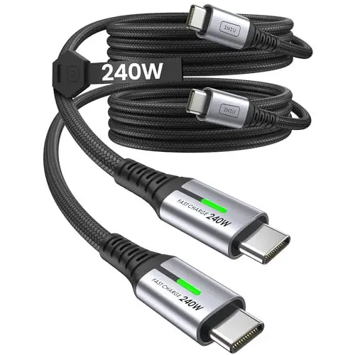 Pack de 2 cables USB Tipo-C 2m 240W