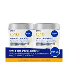 Pack de 2 cremas corporales NIVEA Q10 Reafirmante y Rejuvenecedora (800ml)