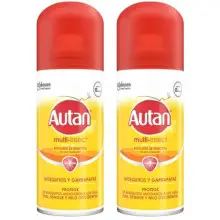 Pack de 2 repelentes multi insectos Autan Protection Plus Aerosol seco