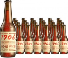 Pack de 24 botellas de 330 ml de cerveza 1906 Reserva Especial