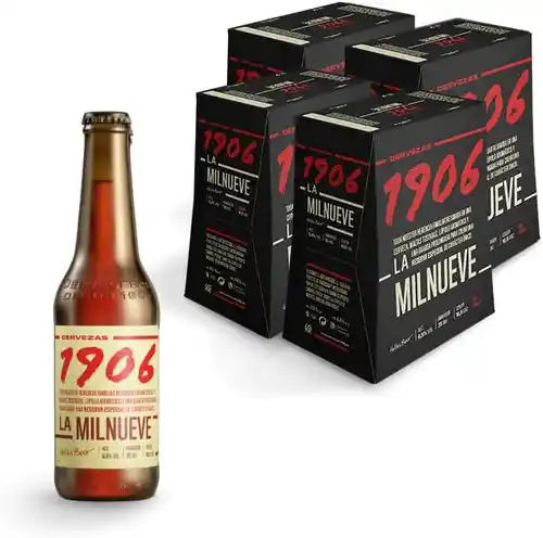 Pack de 24 botellas de 330 ml de cerveza 1906 Reserva Especial
