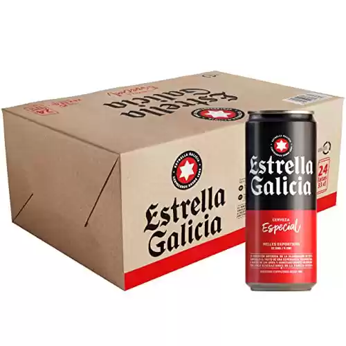 Pack de 24 cervezas Estrella Galicia Especial por 16€. ¡Disfruta de su sabor incomparable con amigos y familiares!
