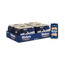 Pack de 24 latas Mahou 0,0 Tostada cerveza lager sin alcohol (25cl)