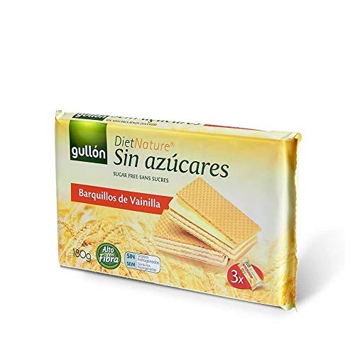 Pack de 3 Barquillos sin azúcar vainilla Diet Nature Gullón