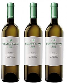 Pack de 3 Botellas de vino blanco Verdejo Cuatro Rayas 1935 D.O. Rueda