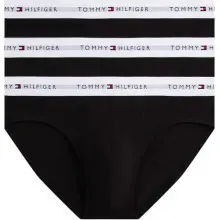 Pack de 3 calzoncillos Tommy Hilfiger Hipster para hombre con logotipo en la cintura
