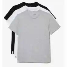 Pack de 3 camisetas Lacoste de hombre en algodón liso