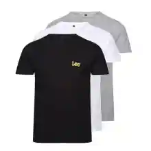 Pack de 3 camisetas Lee de cuello redondo para hombre